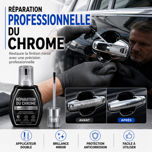 Stylo de réparation chromé professionnel
