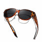 💎🕶️💜 PROMO -50% ! Lunettes de Soleil Oversize Œil de Chat 2026 – Polarées UV400, Portables sur Lunettes de Vue (Multicouleurs)