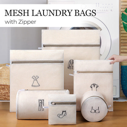 ✨【Sacs à linge en filet multi-tailles - Simplifiez votre journée de lessive】✨