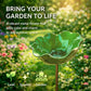💝Cadeaux Fête des Mères 2026 à -58%🎁🐦 Piquet de jardin en métal fait main avec fleurs – Bain d'oiseaux et décoration extérieure pour les amoureux de la nature 🌸
