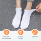 🎁3 Paires🎁Chaussettes basses respirantes 100 % coton