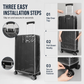 🛡️✨ PROMO FLASH : 50% DE RÉDUCTION ! Housse de Valise Transparente en PVC Épais – Protection Haute Résistance & Imperméable, Fermeture Velcro Rapide & Roues Libres for un Voyage Serein avec un Bagage Toujours Impeccable ✨