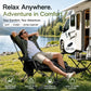 🪑 Chaise pliante portable et réglable pour une utilisation en extérieur – Légère, stable et polyvalente – Idéale pour le jardin, le camping, la plage ou la terrasse – transport et installation faciles 🏕️✨