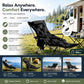 🪑 Chaise pliante portable et réglable pour une utilisation en extérieur – Légère, stable et polyvalente – Idéale pour le jardin, le camping, la plage ou la terrasse – transport et installation faciles 🏕️✨