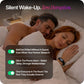 ⌚ Réveil vibrant silencieux SUEEAN® - Dispositif de réveil à porter au poignet pour les gros dormeurs, évite de déranger votre partenaire, 2 niveaux d'intensité, jusqu'à 10 alarmes, batterie rechargeable de plus de 40 jours