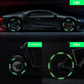 Étiquette de moyeu de roue de voiture fluorescente populaire