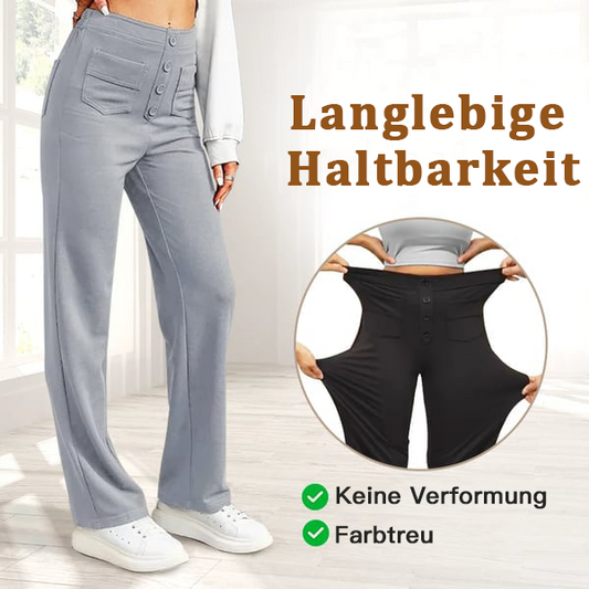 💥Sale 49% de réduction🔥 Pantalon stretch taille haute décontracté pour femme