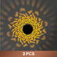 🏆Meilleure vente en Europe🎁 Lampe murale solaire Mandala pour extérieur, projecteur de lumière pour clôture de jardin, décoration d'ambiance pour terrasse