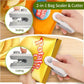 💥Mini scelleuse domestique petite scelleuse manuelle portable pour sacs plastiques de snacks Machine de thermoscellage