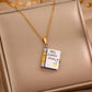 👑📖 PROMO -50% ! Collier Livre "Ma Petite Étoile" pour Fille – Message Personnalisable, Acier Inox & Boîte Cadeau (Livraison Mondiale)