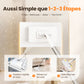 🔥 50% DE RÉDUCTION 🧹 Serpillère Réutilisable – Pince Biomimétique Auto-Serrante, Manche Télescopique 100 cm, Rotation 360° & Écologique (Multi-Surfaces) !