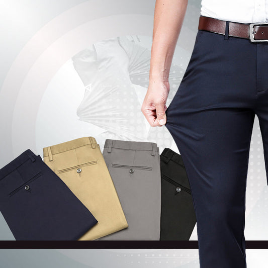 (ACHETEZ-EN 2 POUR LA LIVRAISON GRATUITE) Pantalon classique pour hommes à bonne élasticité