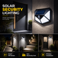 💡 Lampe murale solaire à détecteur de mouvement 100 LED – Éclairage extérieur lumineux