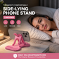 📱50 % DE RÉDUCTION MAINTENANT ! Support de téléphone multi-angles compatible avec une utilisation latérale – Support de bureau réglable à 3 positions, maintien stable et mains libres pour une utilisation au lit, sur le canapé et au bureau