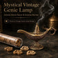 ⏰ PROMO FLASH : 50% DE RÉDUCTION ! Brûle-Encens Vintage Lampe de Génie Aladdin – Design Mystique Rétro, 42 Copeaux de Bois de Santal Inclus & Construction Métal Durable for une Aromathérapie Apaisante et Décorative ✨🪔