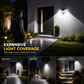 💡 Lampe murale solaire à détecteur de mouvement 100 LED – Éclairage extérieur lumineux