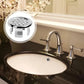 Bouchon de vidange pour lavabo, lot de 4, rond, anneau de remplacement pour trop‑plein, accessoire pour salle de bain et cuisine