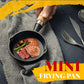 🔥 -50% ! 🍳 Mini Poêle en Fonte Antiadhésive 10 cm – Coulée d’une Seule Pièce, Manche en Bois Ergonomique & Saine & Durable.