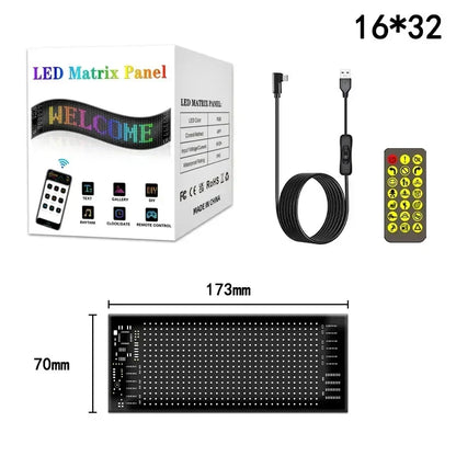 🚗💡 Phare LED écran pour voiture "Œil du Diable" – Étanche IP65, Télécommande & Contrôle par Application Intelligente