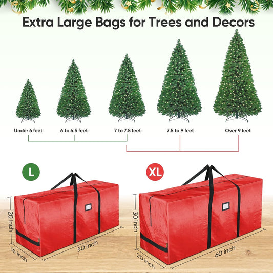 🎅🌟Sac de rangement imperméable et résistant pour sapin de Noël 🎄