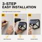 💡 Lampe murale solaire à détecteur de mouvement 100 LED – Éclairage extérieur lumineux