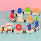 🧩 50% DE RÉDUCTION SOLDES! ✨ Puzzle Magnétique Chiffres & Lettres avec Voiture en Bois - Jeu Éducatif pour Apprendre l'Alphabet et les Nombres 🚗🔤