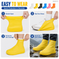 ☔ 👟50% RABATT – Couvre-chaussures silicone étanches – toutes tailles – sans couture – nomades – hommes, femmes, enfants