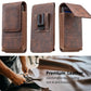 Porte-téléphone à ceinture avec fermeture magnétique – Étui robuste pour smartphone avec clip, passoir de ceinture et emplacement pour carte