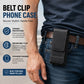 Porte-téléphone à ceinture avec fermeture magnétique – Étui robuste pour smartphone avec clip, passoir de ceinture et emplacement pour carte