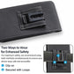 Porte-téléphone à ceinture avec fermeture magnétique – Étui robuste pour smartphone avec clip, passoir de ceinture et emplacement pour carte