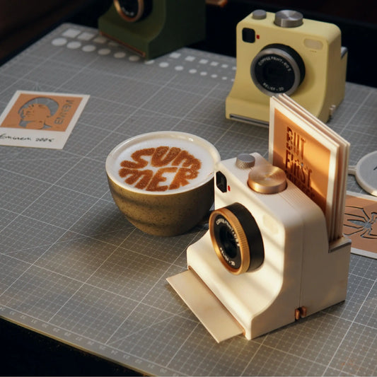 🎃Offre spéciale Halloween : -50 % !🔥Appareil photo Retro Coffee Art – Imprimante mécanique à pochoirs pour latte art