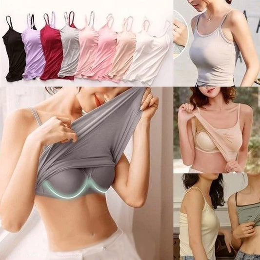 🔥 Débardeur ample avec soutien-gorge intégré