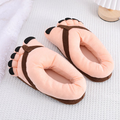 Pantoufles fantaisie en peluche Funny Foot