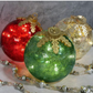 💥DERNIER JOUR DE PROMOTION – 49 % DE RÉDUCTION ⏰ PLUS DE 50 000 VENTES ! 🎅 Décorations de Noël en verre pour table 【Lot de 3】 🔔🎁✨