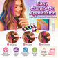 🎉🔥 Dernier jour ‑50 % ‑ 🌈 Coffret applicateurs de craie capillaire temporaire 12 couleurs
