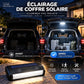 🔆 Éclairage LED solaire de coffre pour voiture – Capteur automatique, sans fil, 6 couleurs, pour SUV et véhicules