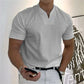 📢📢60% DE RÉDUCTION !! ⏰Chemise de Sport à Manches Courtes pour Hommes – Col en V, Confortable & Disponible jusqu'au 5XL