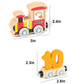 🧩 50% DE RÉDUCTION SOLDES! ✨ Puzzle Magnétique Chiffres & Lettres avec Voiture en Bois - Jeu Éducatif pour Apprendre l'Alphabet et les Nombres 🚗🔤