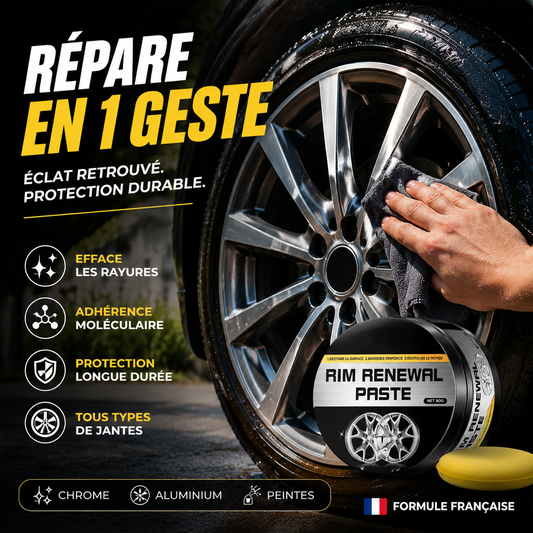 🚗 Achetez-en 2, obtenez-en 1 gratuit 🎁 Pâte tout-en-un pour l'entretien et la restauration des jantes