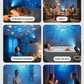 🌌 PROMO LIMITÉE 50% DE RÉDUCTION ! ✨ Lampe projecteur ciel étoilé USB – 13 films interchangeables, col flexible – Relaxant, Magique, Cadeau 🌙