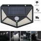 💡 Lampe murale solaire à détecteur de mouvement 100 LED – Éclairage extérieur lumineux