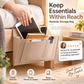 🛏️50 % DE RÉDUCTION MAINTENANT ! Sac de rangement suspendu pour chevet – Organisateur de lit multi-poches, pochette suspendue en feutre pour lit superposé, idéal pour ranger tablette, livre, téléphone et articles de papeterie.
