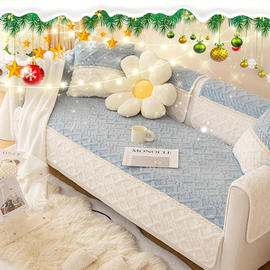 🛋️ 50% de réduction! 🧵 Housse de Canapé en Polaire Antidérapante – Confort Douillet, Lavable & Protection Parfaite 🏠