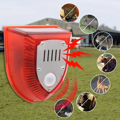 🎁Offre spéciale : 50 % de réduction ⏳ Alarme lumineuse de sécurité solaire 129 dB avec détecteur de mouvement