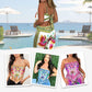🌺 2025 Hot Sale 🌺Ensemble 2 pièces à imprimé exotique pour femme