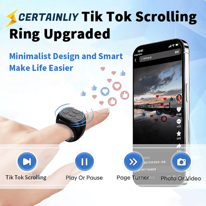 Télécommande Bluetooth sans fil du bout des doigts