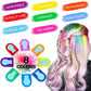 Disposable Hair Color Powders with 8 Colors