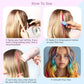 Disposable Hair Color Powders with 8 Colors