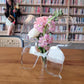 🦋 Vase papillon transparent – en plastique cristallin, avec une base stable. Parfait pour les fleurs, la décoration de table et les cadeaux ! ✨💐