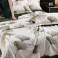 🛏Meilleures ventes 2026🔥Ensemble de draps floraux rafraîchissants et respirants, 4 pièces(🚀55% de réduction)
